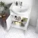 Quartz Gloss White Combination Vanity Basin and Houston Toilet 1150mm