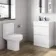 Trent Gloss White Basin Drawer Vanity 600mm and Toilet Set
