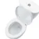 Quartz Gloss White Cloakroom Floor Standing Basin Vanity 400mm and Round Toilet Set