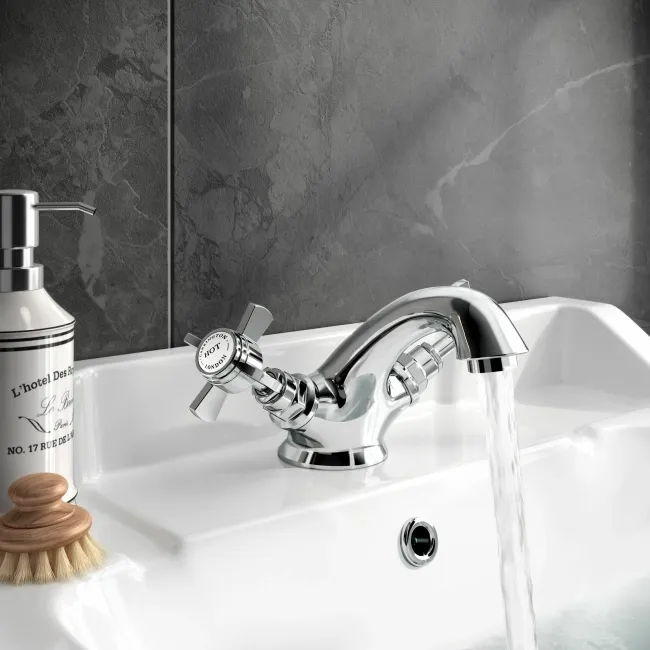Nairn Traditional Chrome Basin Mixer Tap