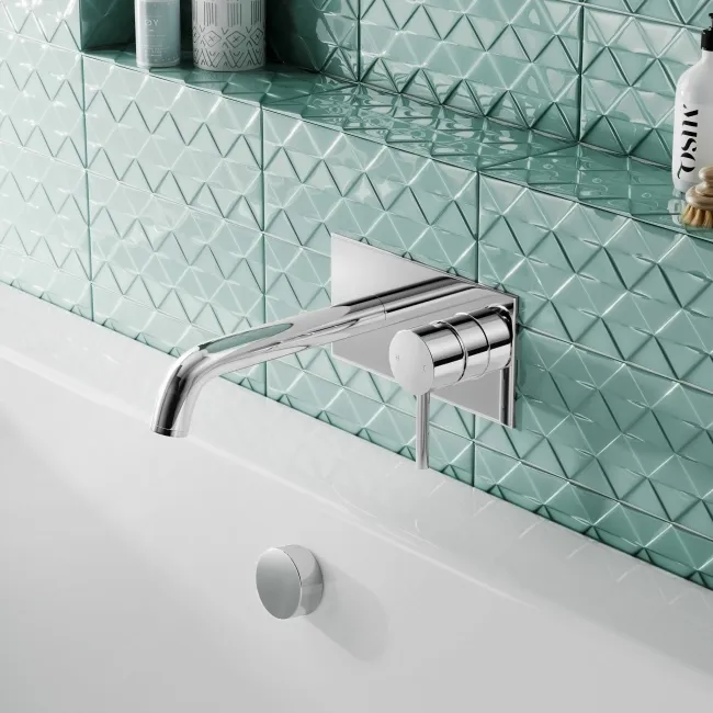 Trent Chrome Wall Mounted Bath Filler
