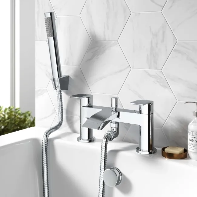 Severn Chrome Bath Filler & Handheld Shower