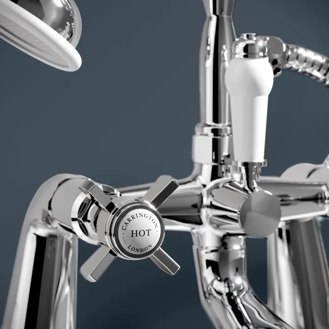 Nairn Traditional Chrome Bath Shower Mixer Tap