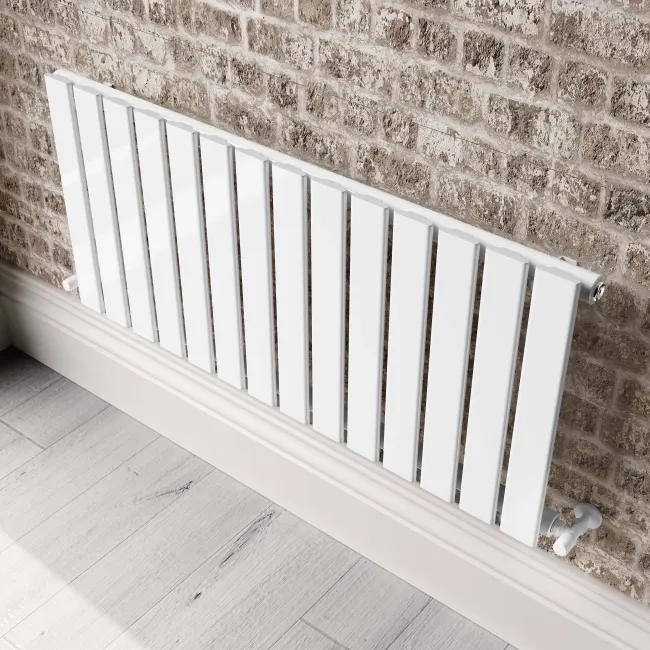 Faro White Single Flat Panel Horizontal Radiator 450x980mm