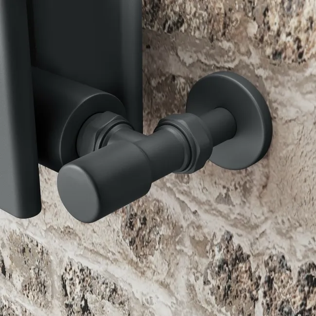 Faro Anthracite Double Flat Panel Horizontal Radiator 600x980mm