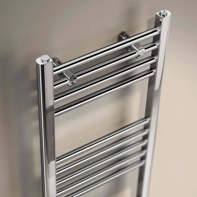 Barcelona Chrome Straight Heated Towel Rail 1600x400mm