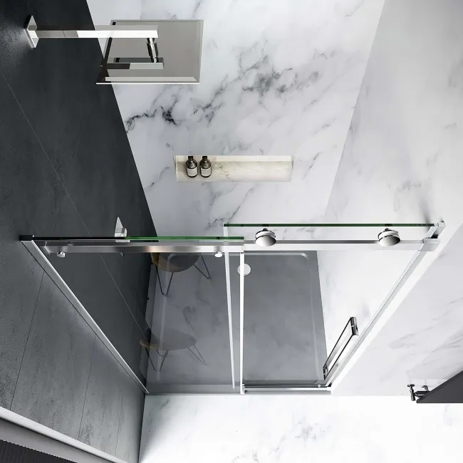 Oslo Premium Easy Clean 8mm Sliding Shower Door 1200mm