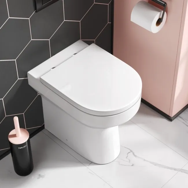 Denver Soft Close Seat for Comfort Height Back To Wall Toilet