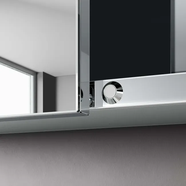 Elena Stainless Steel Mirror Cabinet 600x600mm