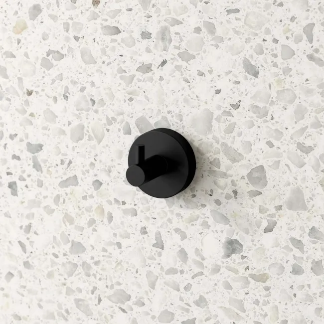 Sofia Matt Black Robe Hook