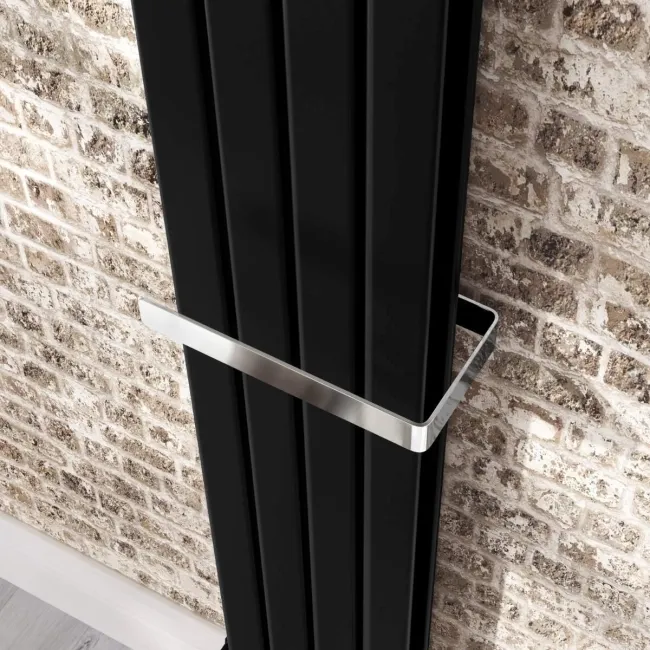 Chrome Towel Hanger 300mm for Double Flat Panel Radiator