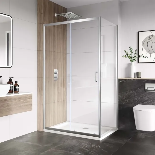 London 6mm Sliding Shower Enclosure 1100x760mm
