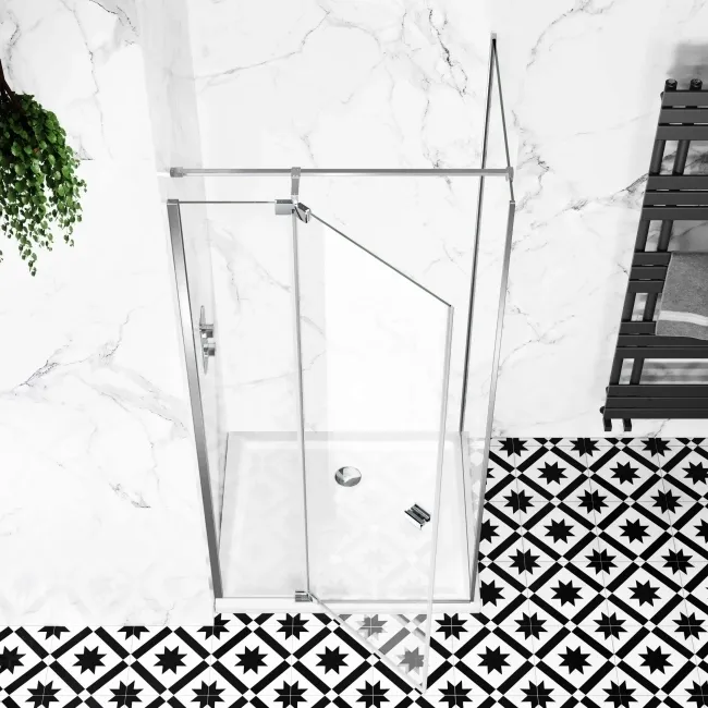 Vienna Easy Clean 8mm Hinged Shower Enclosure 1100x900mm