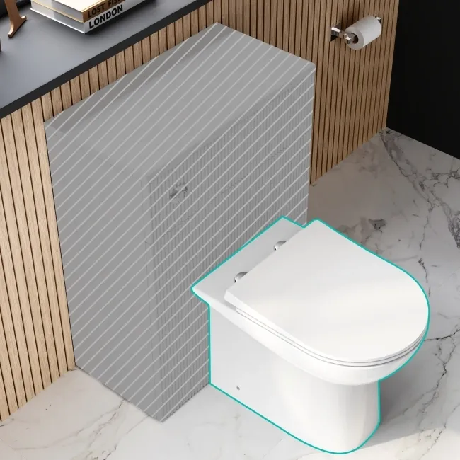 Aruba Rimless Back To Wall Toilet With Slim Soft Close Seat