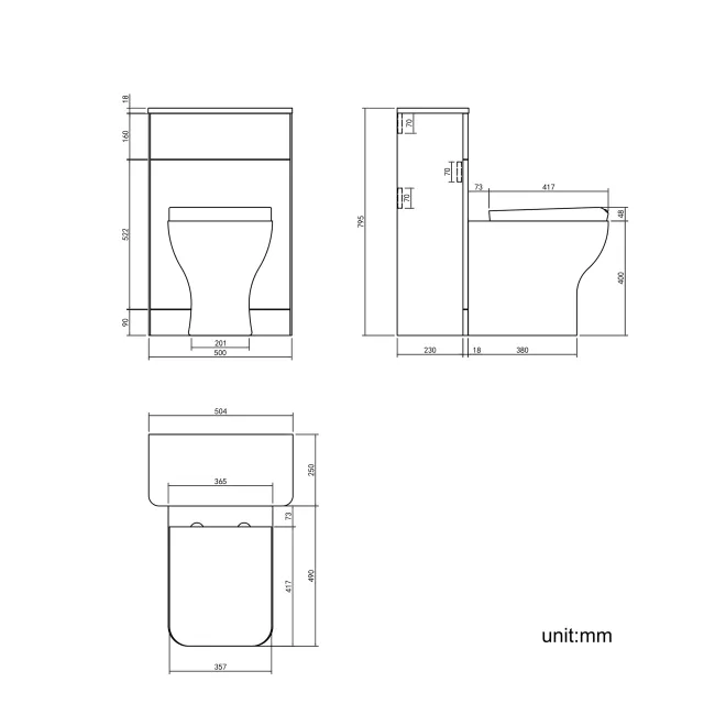 Corsica Curved Midnight Green Slimline Back To Wall Unit and Atlanta Toilet