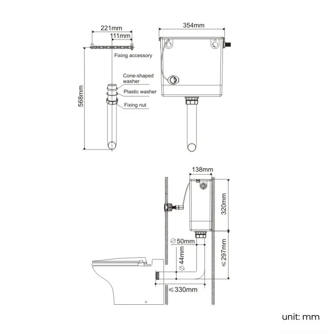 Monaco Dove Grey Combination Vanity Basin with Marble Top & Hudson Toilet with Wooden Seat 1200mm - Brushed Brass Accents