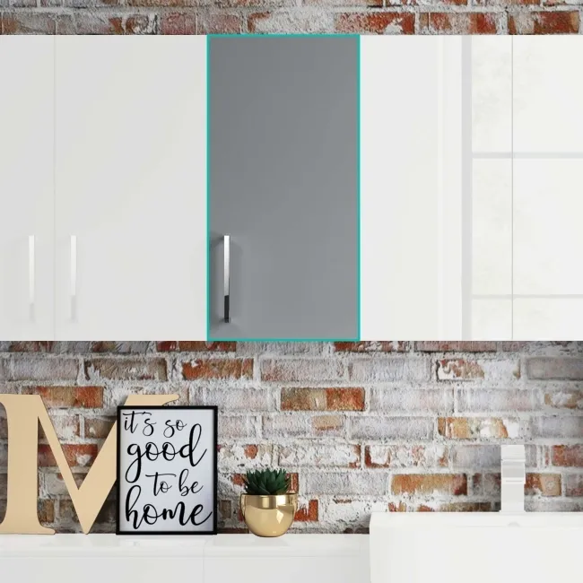 Harper Stone Grey Wall Hung Cabinet 600x300mm