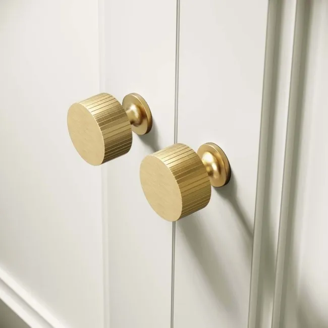 Monaco Chalk White Combination Vanity Traditional Basin with Marble Top & Hudson Toilet with Wooden Seat 1200mm - Brushed Brass Accents