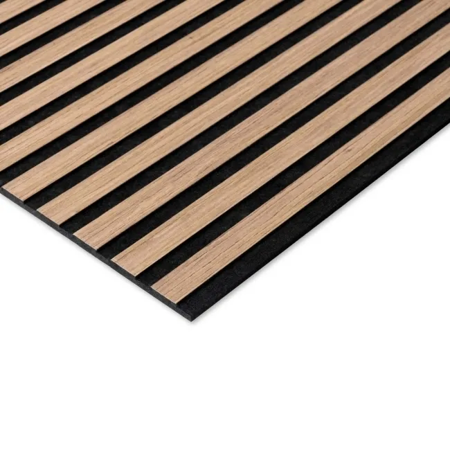 Trepanel Lite® Flexible Smoked Oak Acoustic Wood Wall Panels