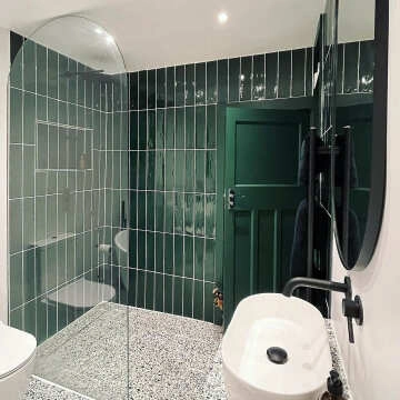 Trent Matt Black Wall Mounted Basin Mixer Tap