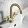 Exe Brushed Brass Basin Mixer Tap
