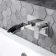 Eden Chrome Waterfall Wall Mounted Bath Filler