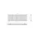 Faro White Single Flat Panel Horizontal Radiator 600x1820mm