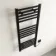 Naples Electric Premium Matt Black Straight Heated Towel Rail 1000x450mm