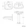Hudson Traditional Low-Level Toilet With Chalk White Seat & Pedestal Basin - Double Tap Hole