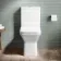 Dallas Rimless Close Coupled Toilet With Soft Close Seat
