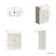 Monaco Chalk White Basin Vanity 600mm