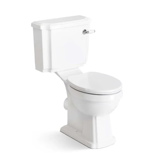 Hudson Traditional Close Coupled Toilet With Soft Close Seat