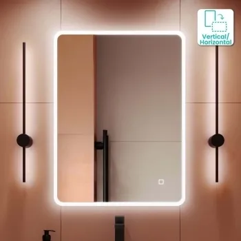 Evelyn Illuminated LED Mirror 800x600mm