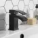 Welland Matt Black Basin Mixer Tap