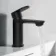 Anker Matt Black Basin Mixer Tap