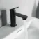 Anker Matt Black Basin Mixer Tap