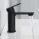 Anker Matt Black Basin Mixer Tap