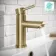 Alyn Brushed Brass Basin Mixer Tap