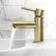 Wye Brushed Brass Cloakroom Basin Mixer Tap