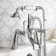 Cherwell Traditional Chrome Bath Shower Mixer Tap