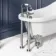 Cherwell Chrome Freestanding Bath Shower Mixer Tap