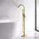 Trent Brushed Brass Freestanding Bath Shower Mixer Tap