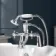 Nairn Traditional Chrome Bath Shower Mixer Tap