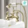 Tweed Traditional Brushed Brass Bath Shower Mixer Tap