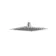 200mm Chrome Square Stainless Steel Slim Shower Head