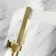 Galway Premium Brushed Brass Square Thermostatic Shower Set - 200mm Head & Hand Shower