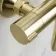 Ballina Premium Brushed Brass Round Thermostatic Shower