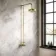 Nevis Brushed Brass Traditional Thermostatic Shower Set