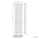 Marbella White Double Oval Panel Radiator 1800x480mm