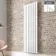 Faro White Single Flat Panel Vertical Radiator 1800x560mm